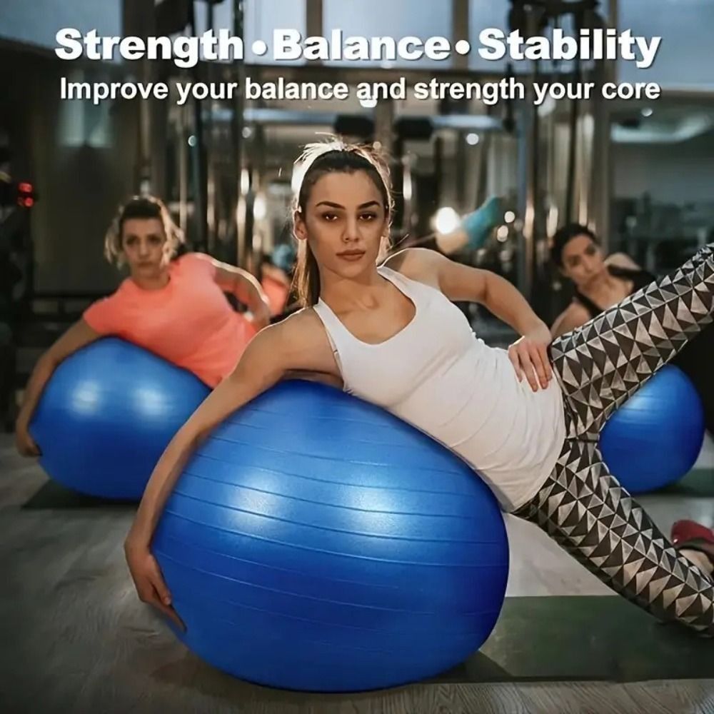 Pilates Yoga Pregnancy - Gymnastik PVC Fitnessbälle Verdickte Aufblasbare Yogabälle