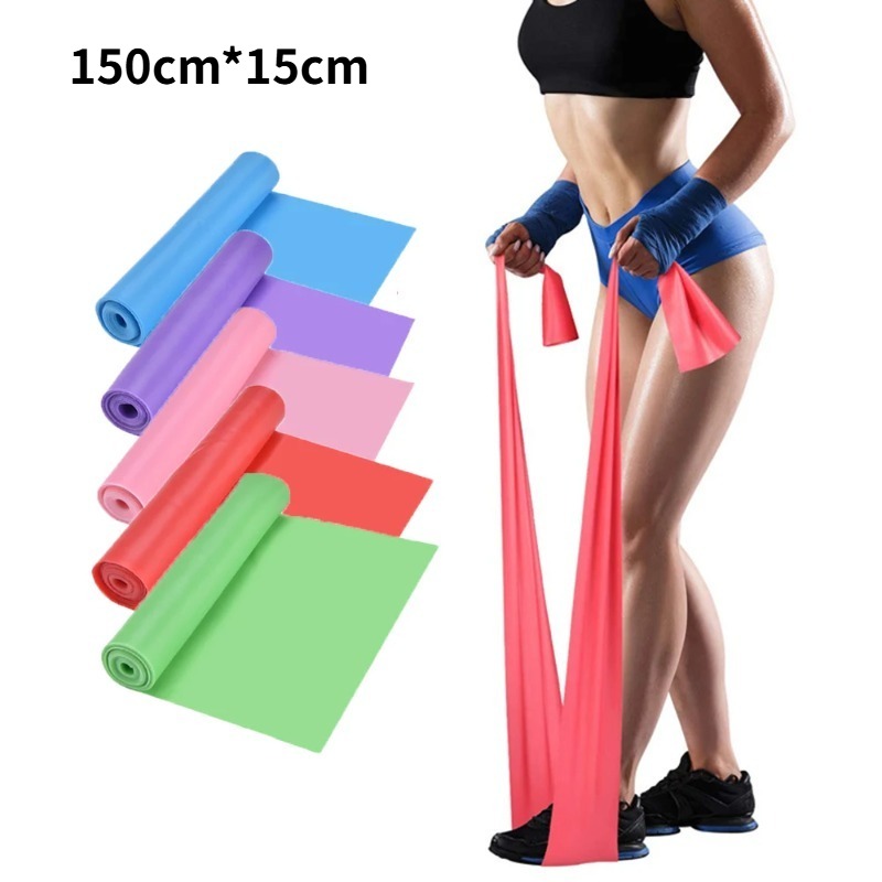 Pilates Yoga Home - Natürliche Latex-Widerstandsbänder, Elastische Trainingsbänder für Yoga,