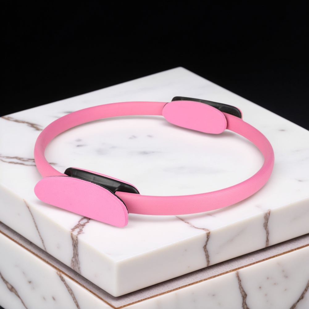 Pilates Yoga Resistance Ring - Pilates-Ring, Fitness-Ring mit rutschfesten Griffen, flexibles