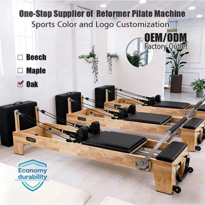 Pilates Yoga Exercises - Pilates Reformer Körpertrainingsgerät Yoga-Maschine Pilates-Bett Sport-Fitness