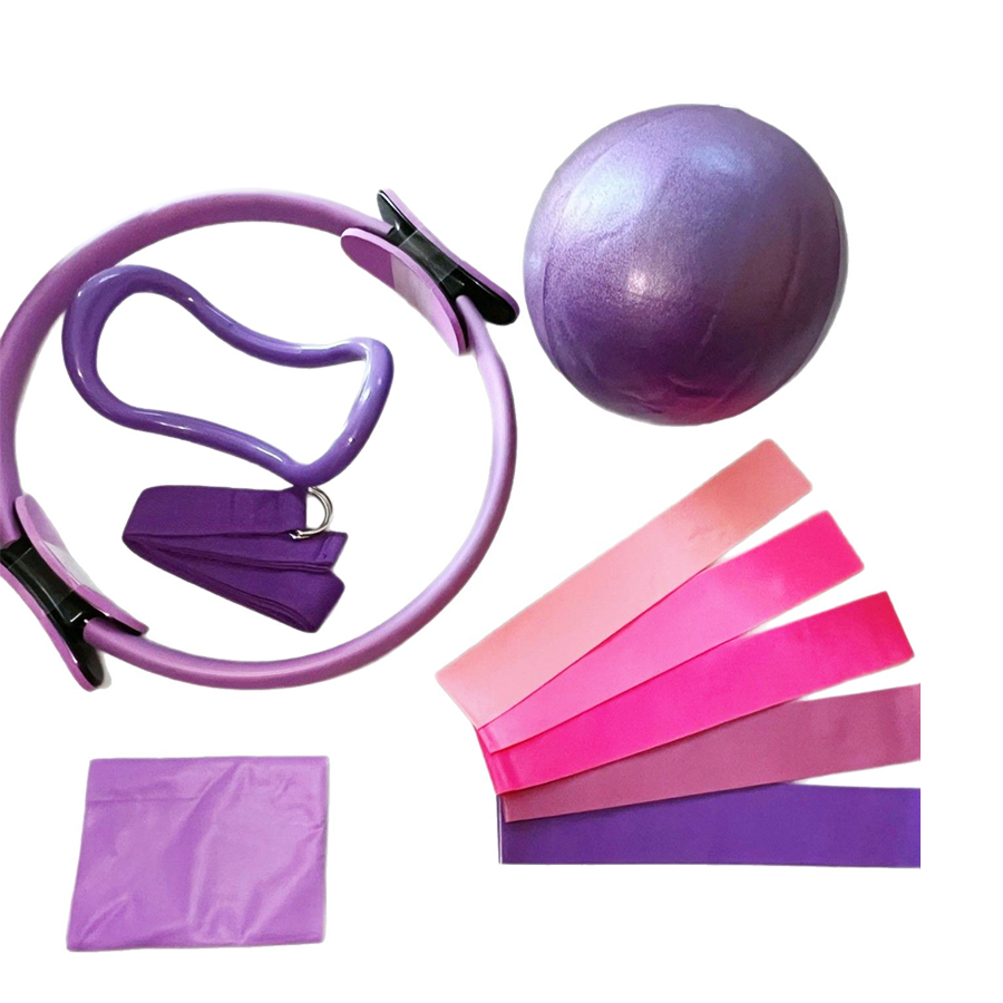 Pilates Yoga Resistance Ring - Kundenspezifisches LOGO 5-teiliges Heim-Fitnessstudio-Widerstandstraining-Fitnesstrainingsset 25 cm
