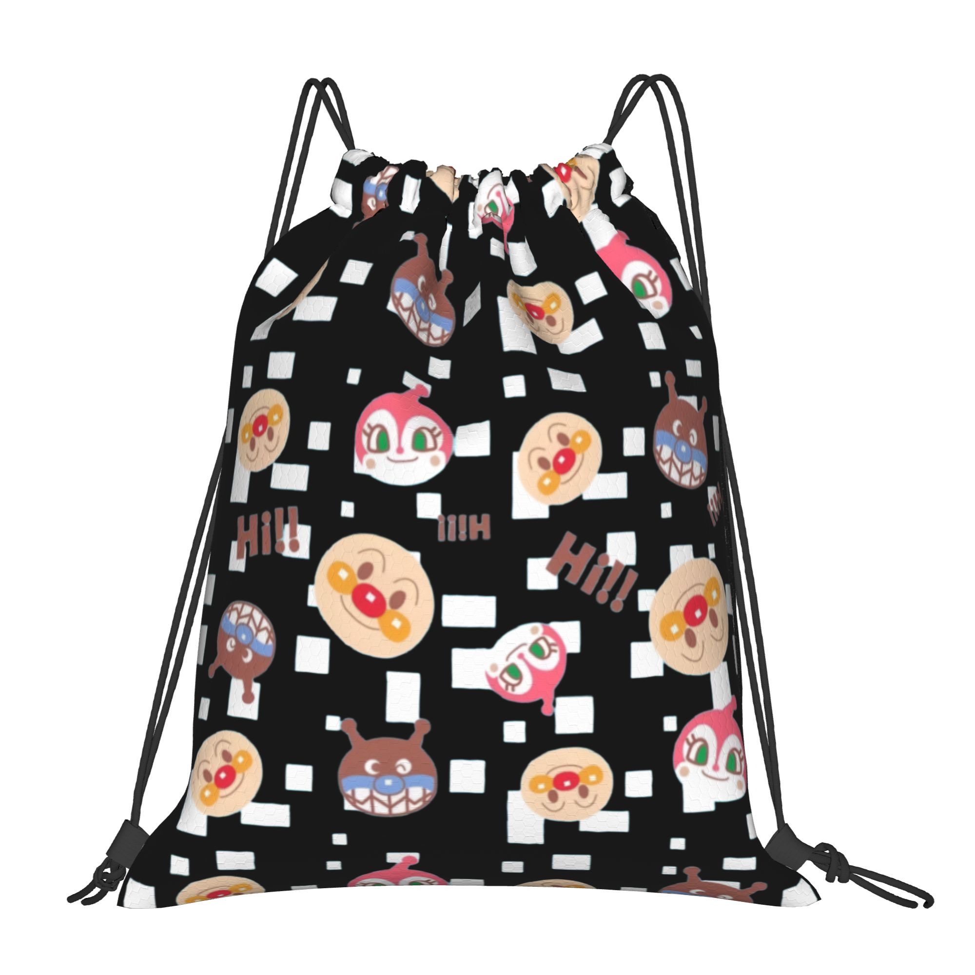 Pilates Yoga Bag - Benutzerdefinierte Anpanmans-Rucksäcke mit Kordelzug für Männer