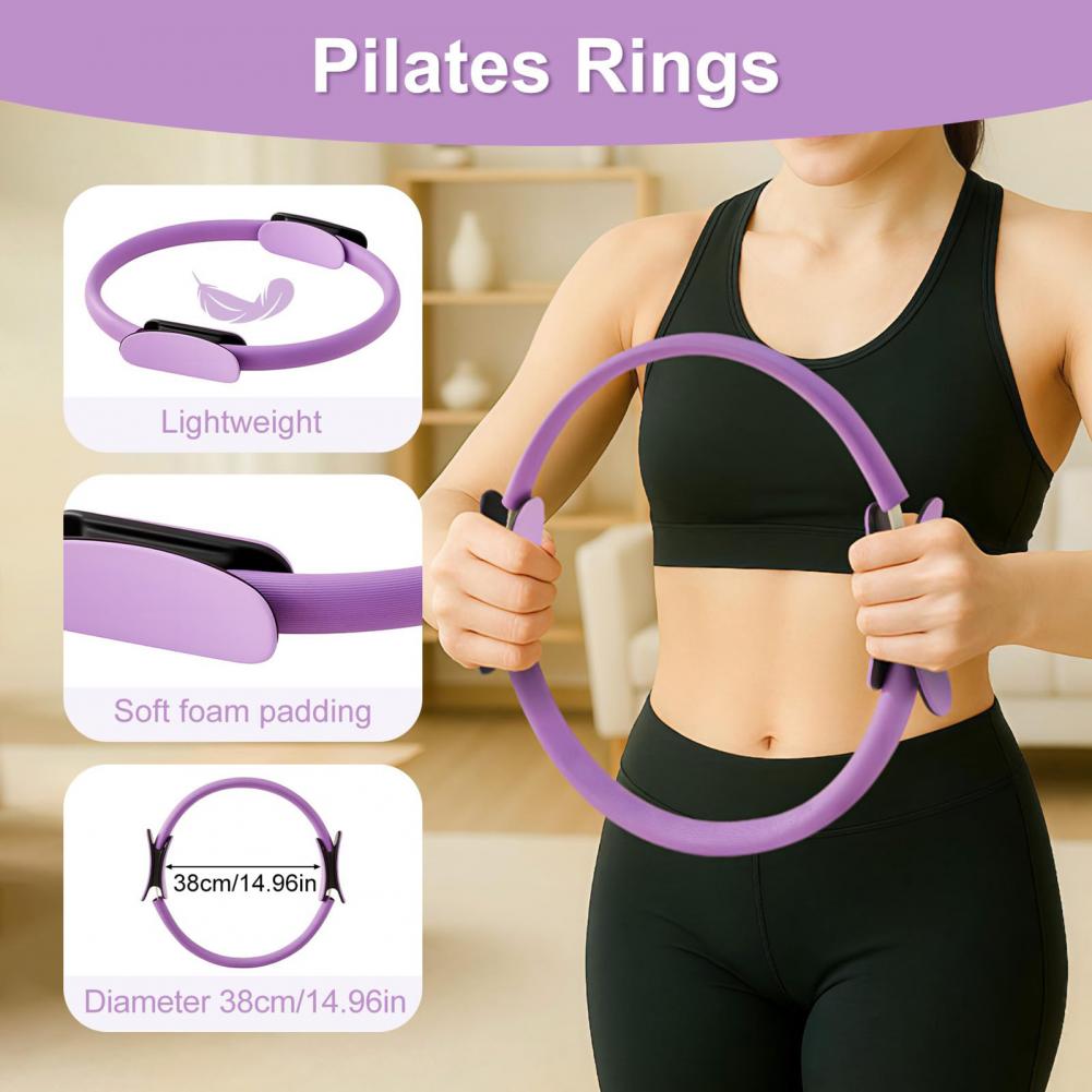 Pilates Yoga Resistance Ring - Frauen Yoga Fitness Ring Kreis Pilates