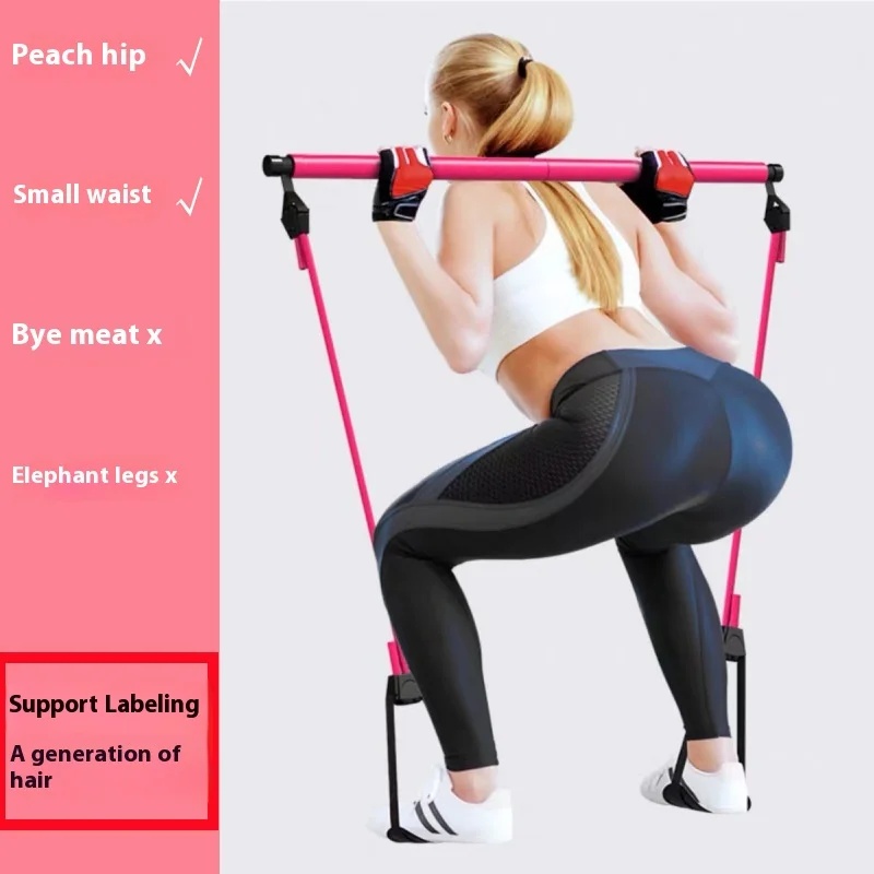 Pilates Yoga Tone - Pilates-Stab - Verstellbare Fitnessstange für Heimtraining,