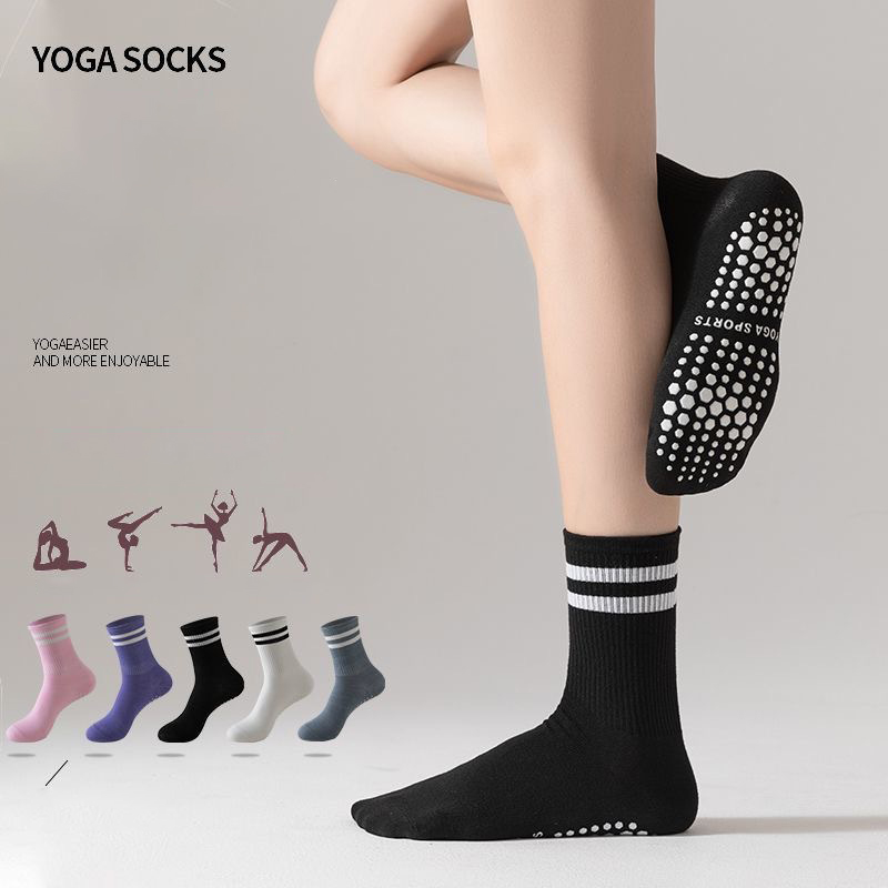 Pilates & Yoga Unleashed International Academy Yonkers - Dreamlikelin 1 Paar Damen-Yoga-Socken, rutschfeste, atmungsaktive
