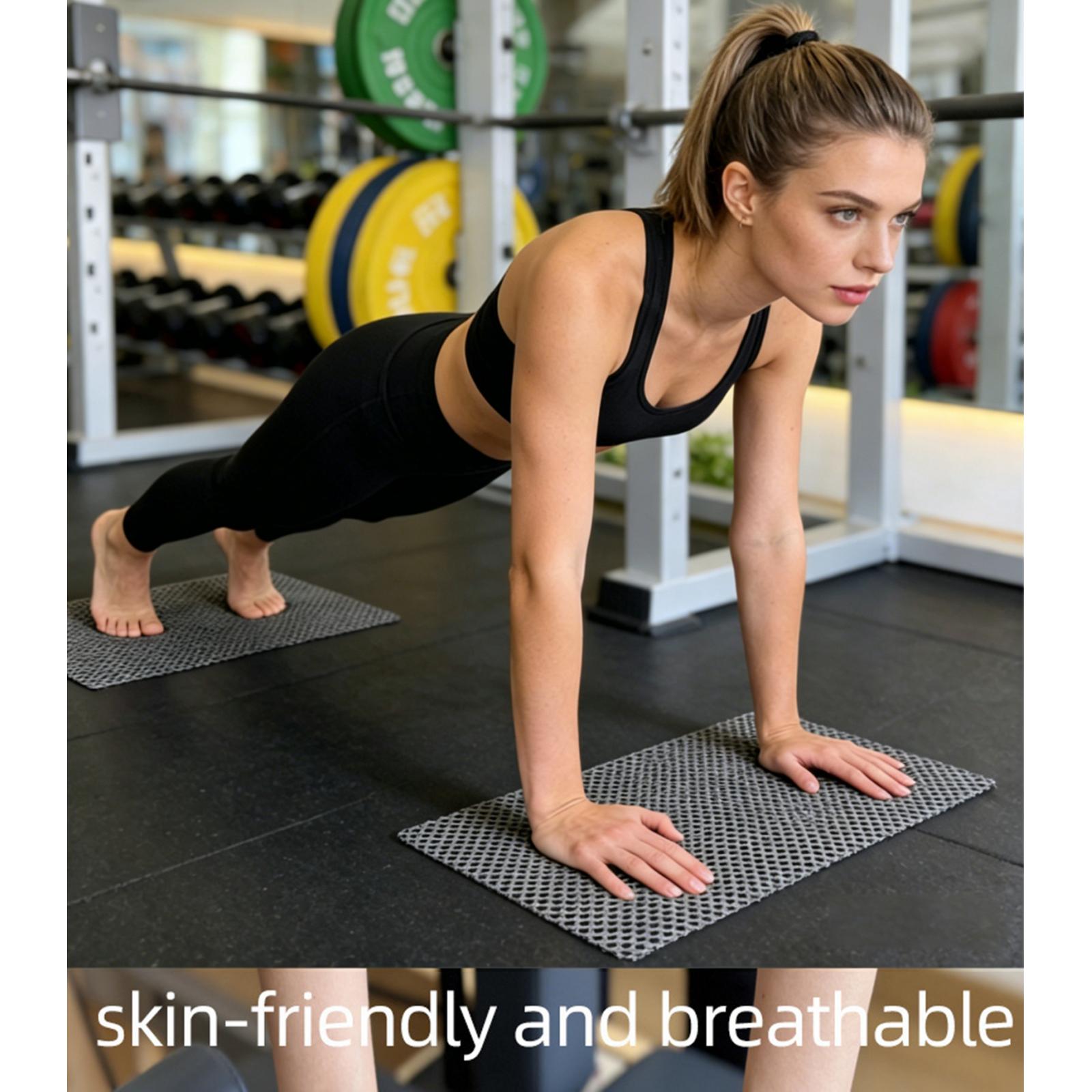 Pilates Yoga Exercises - 2 Stück/Set Pilates Anti-Rutsch-Matte, stabile PVC-Gripmatte