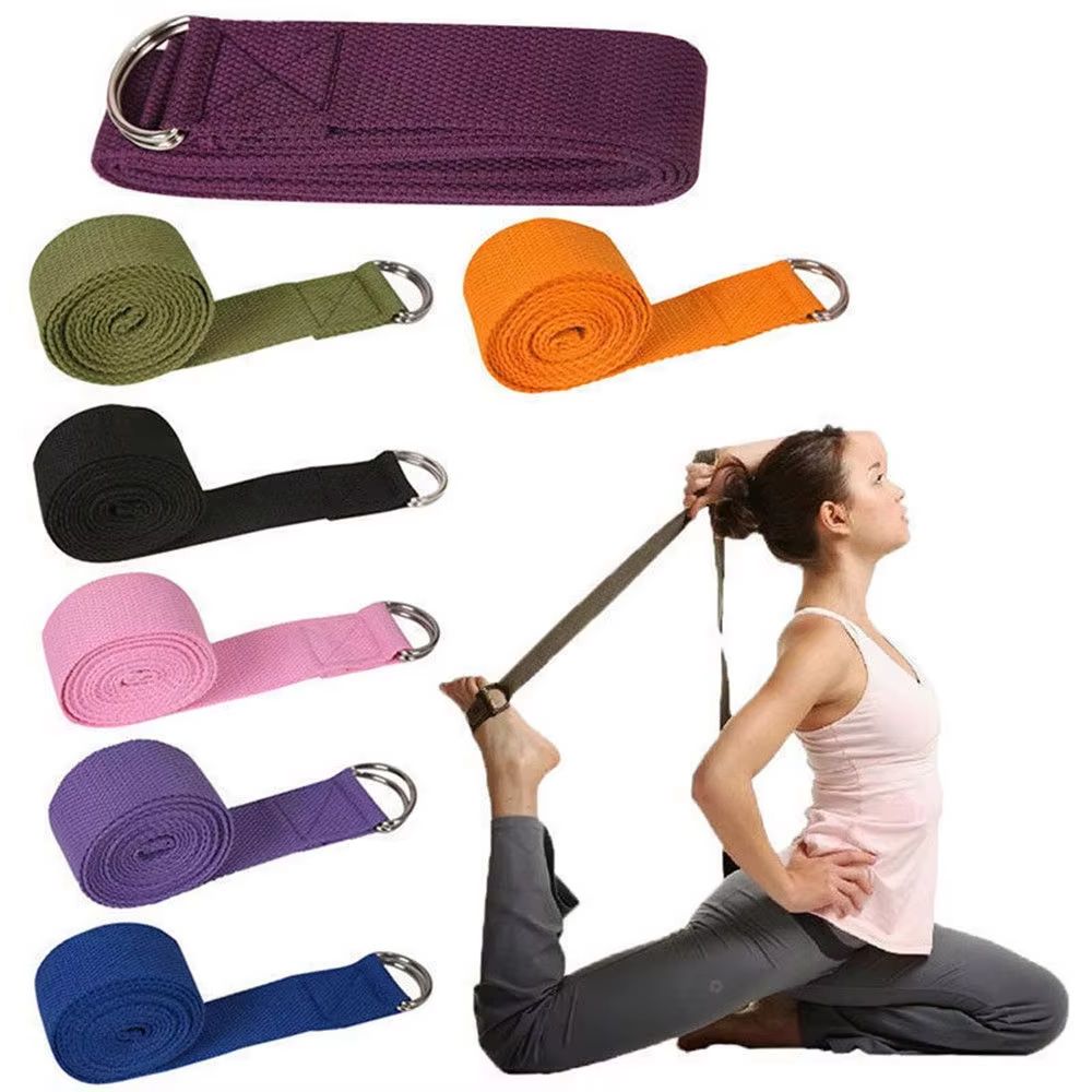 Pilates Yoga Sport - 180 cm Sport-Yoga-Gurt, strapazierfähige Baumwolle, verstellbare