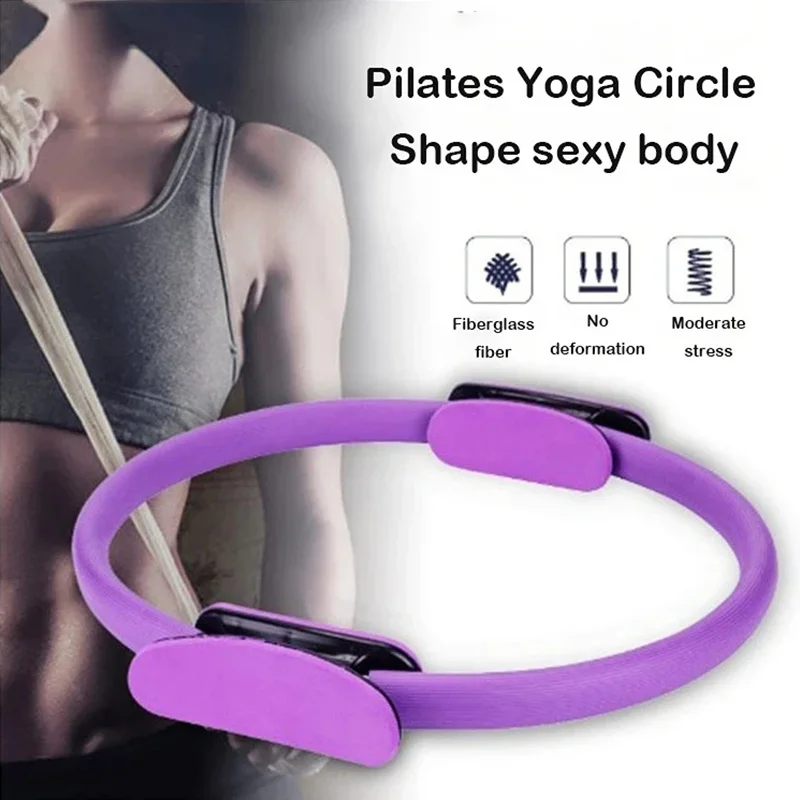 Pilates Yoga Resistance Ring - Pilates Yoga Kreis Schönheit Zurück Abnehmen
