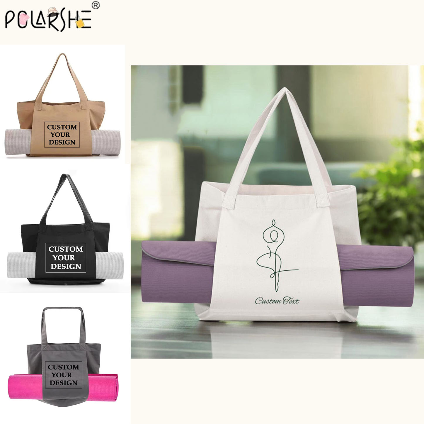 Benutzerdefinierte Yoga-Matte- – Pilates Yoga Bag Bewertung und Preis