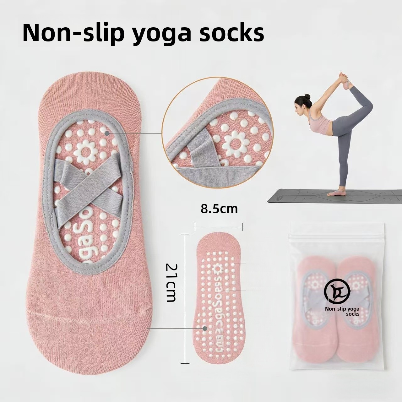 Damen Yoga-Socken mit Silikon- – Pilates Yoga Sport Bewertung und Preis