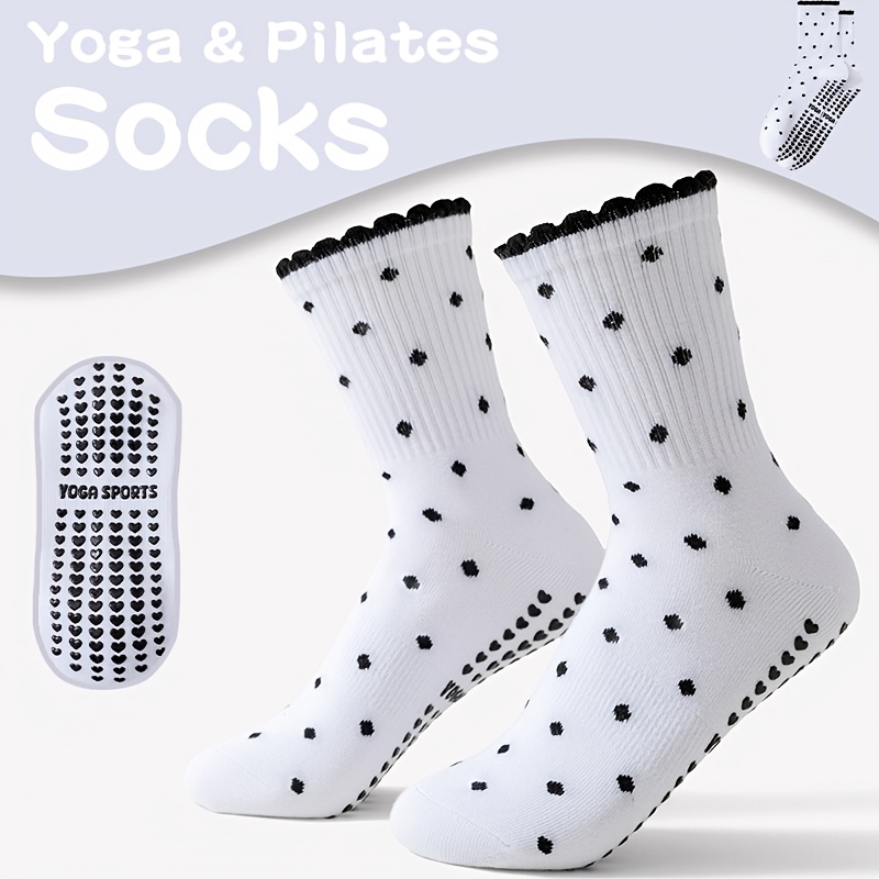 Damen-Yoga-Socken in Weiß mit  – Pilates Yoga Gifts Bewertung und Preis
