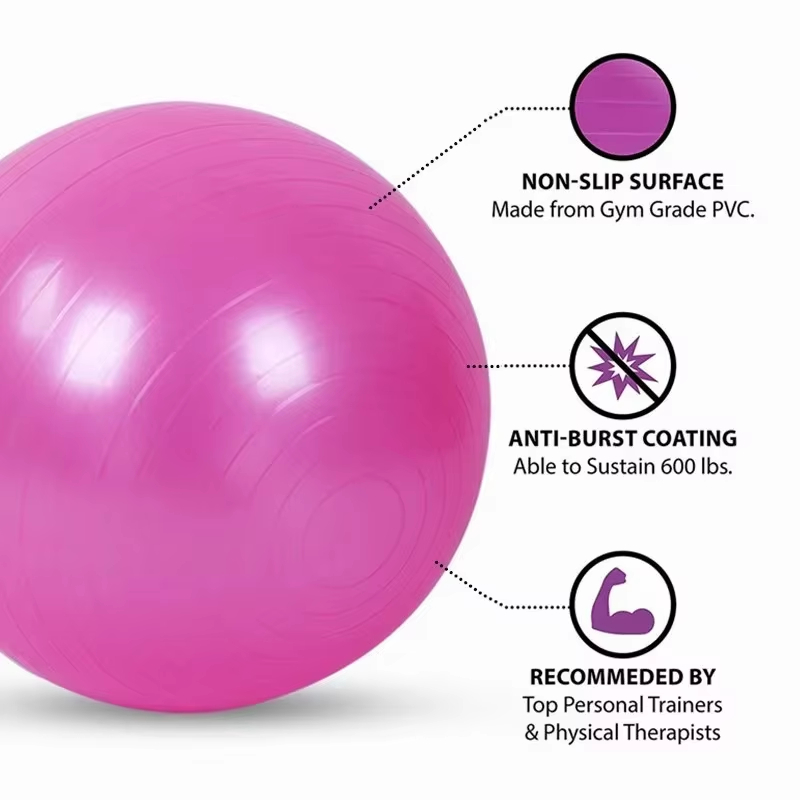 Mehrzweck-Yoga-Übungsball 55-7 – Pilates Yoga Pregnancy Bewertung und Preis