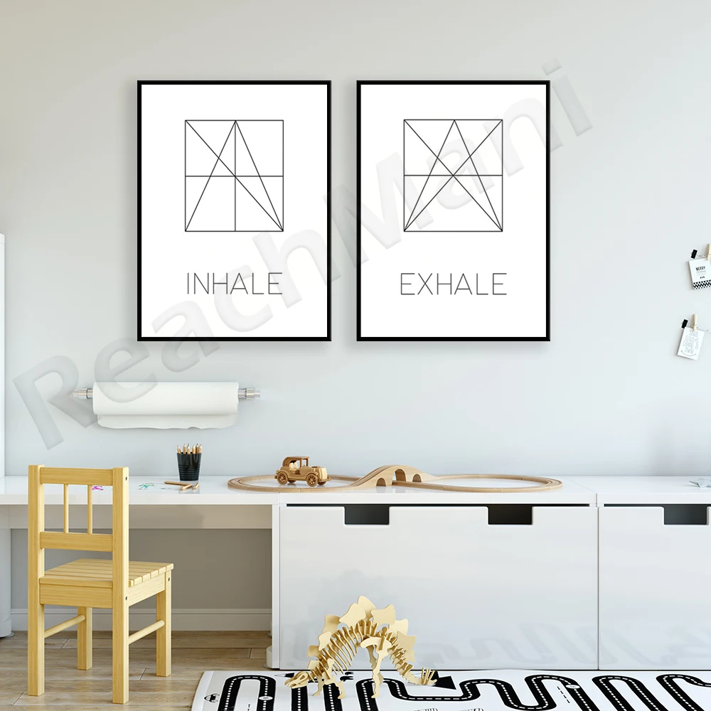 Breathe Breathe Print, Wandkun – Pilates Yoga Gifts Bewertung und Preis