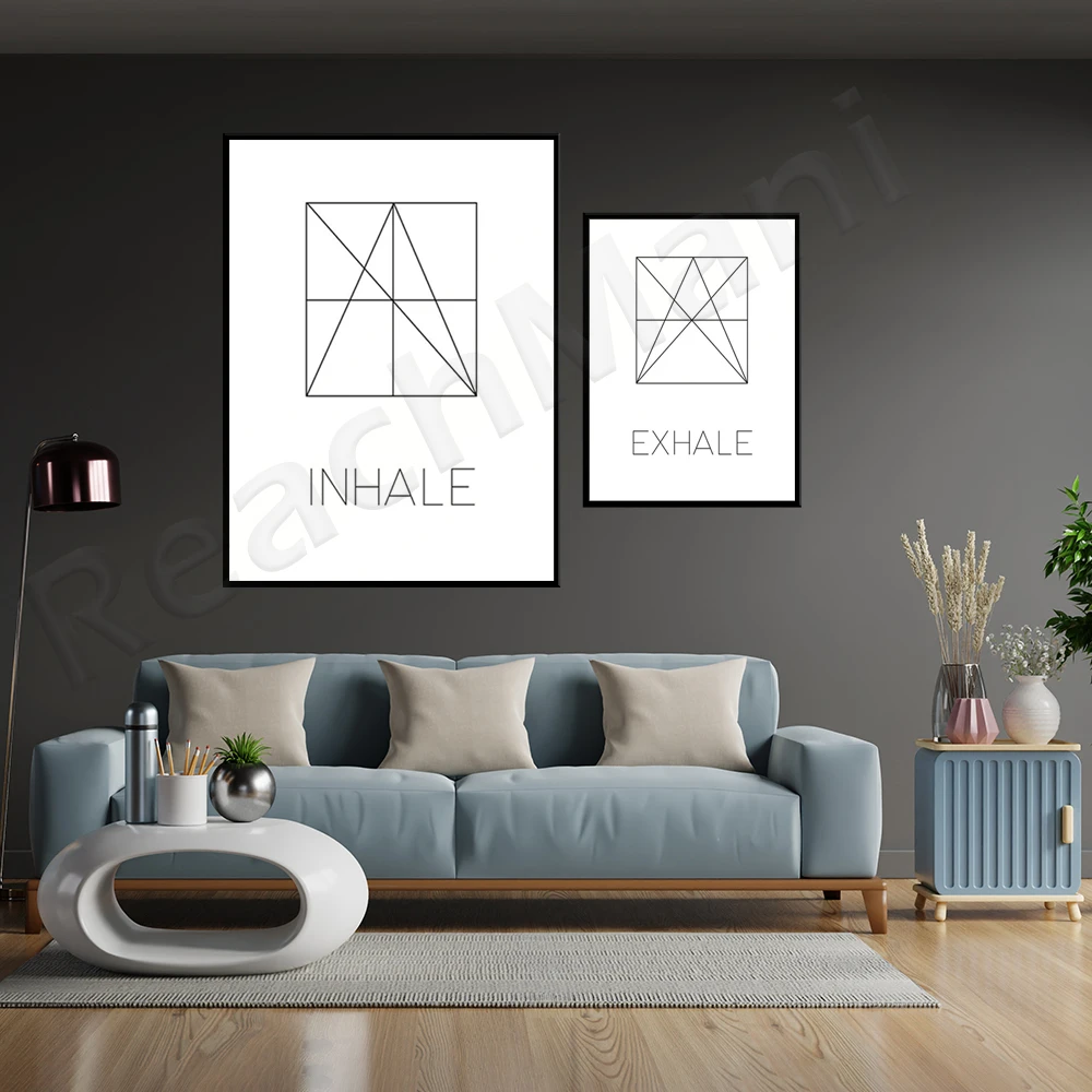 Breathe Breathe Print, Wandkun – Pilates Yoga Gifts Bewertung und Preis