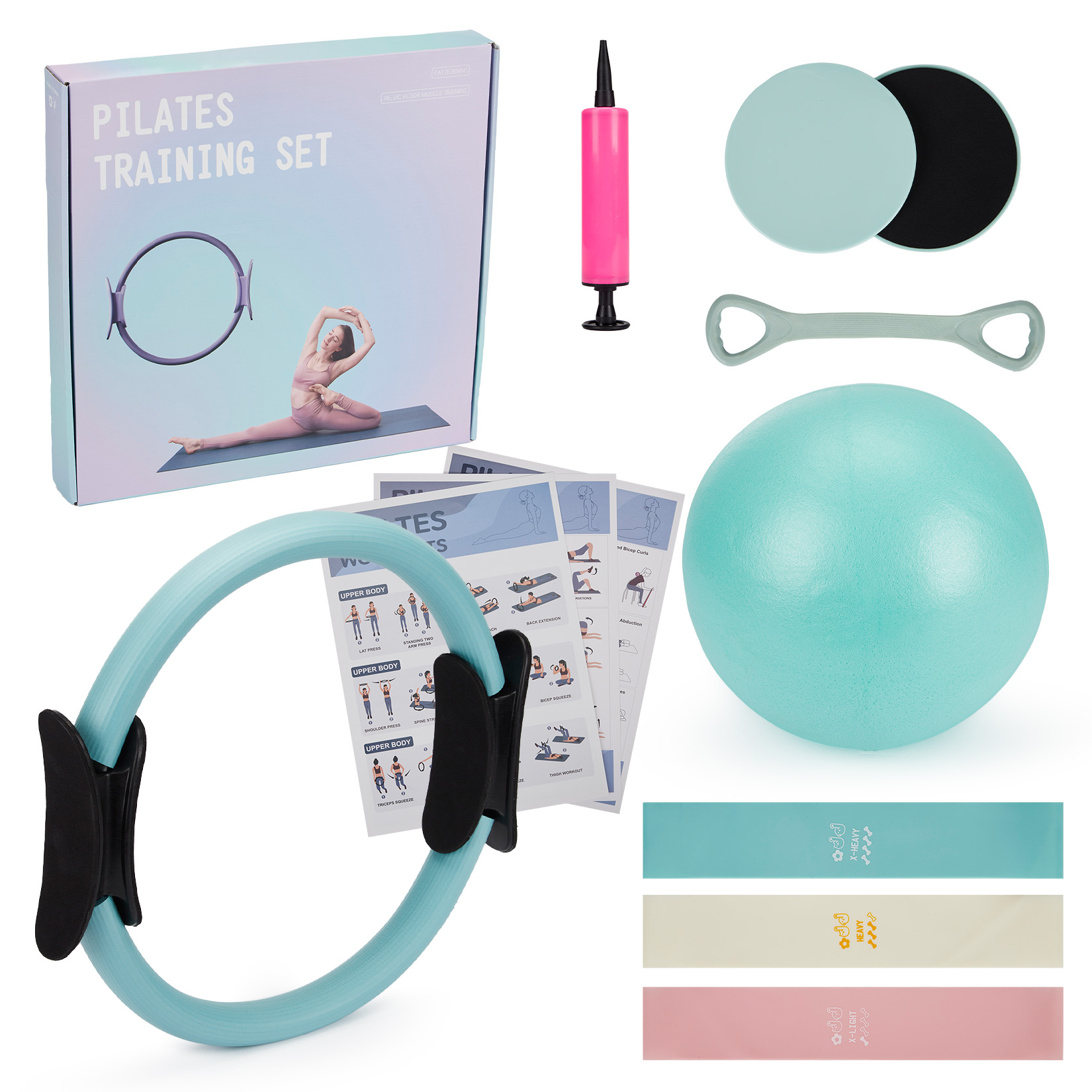 Pilates-Trainingsset, 6-in-1 P – Pilates Yoga Tone Bewertung und Preis